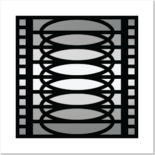 “Dimensional Levels” - V.1 Grey - (Geometric Art) (Dimensions) - Doc Labs Posters and Art